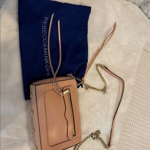 Rebecca Minkoff Blush Crossbody with Gold Chain
